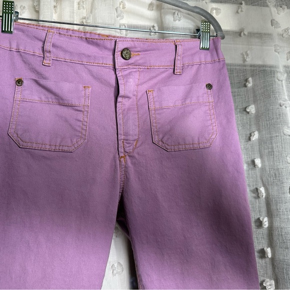 Farm Rio lavender Sailor Jeans. Size 29 no stretch. Hems have bee taken up. - Picture 3 of 12